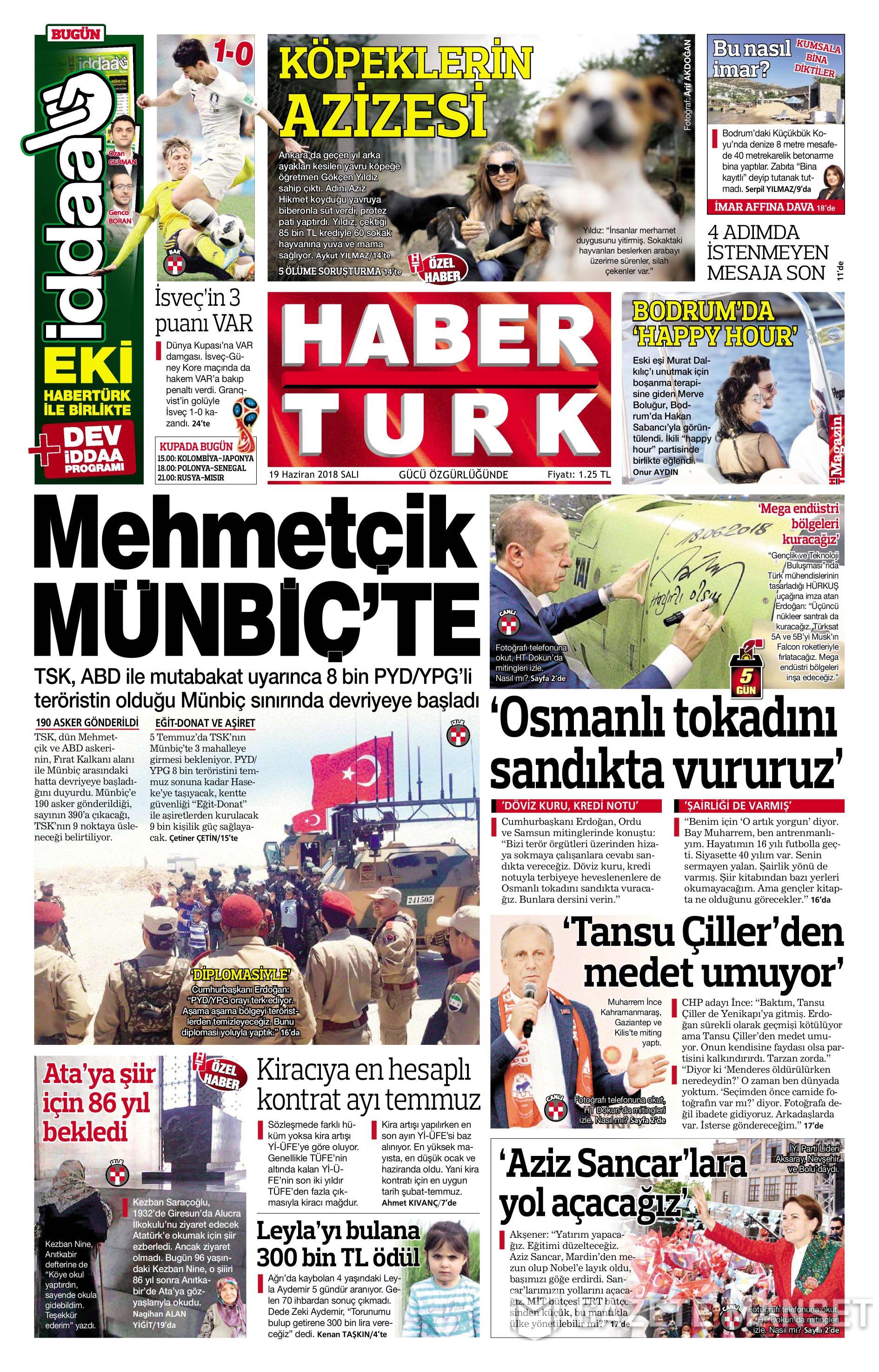 Habert Rk Gazetesi Haziran Sal G N Man Eti