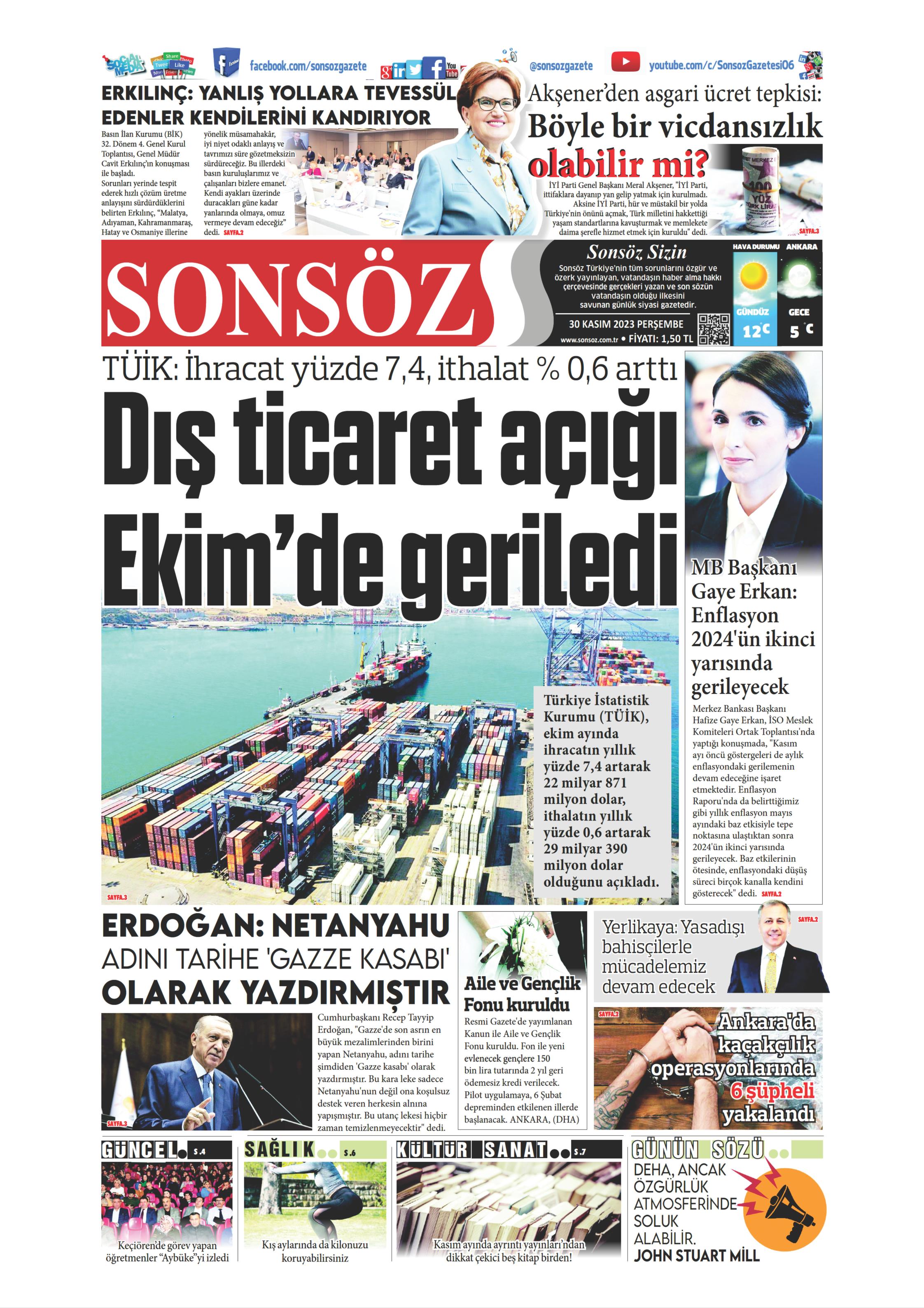 Sons Z Gazetesi Kas M Per Embe G N Man Eti