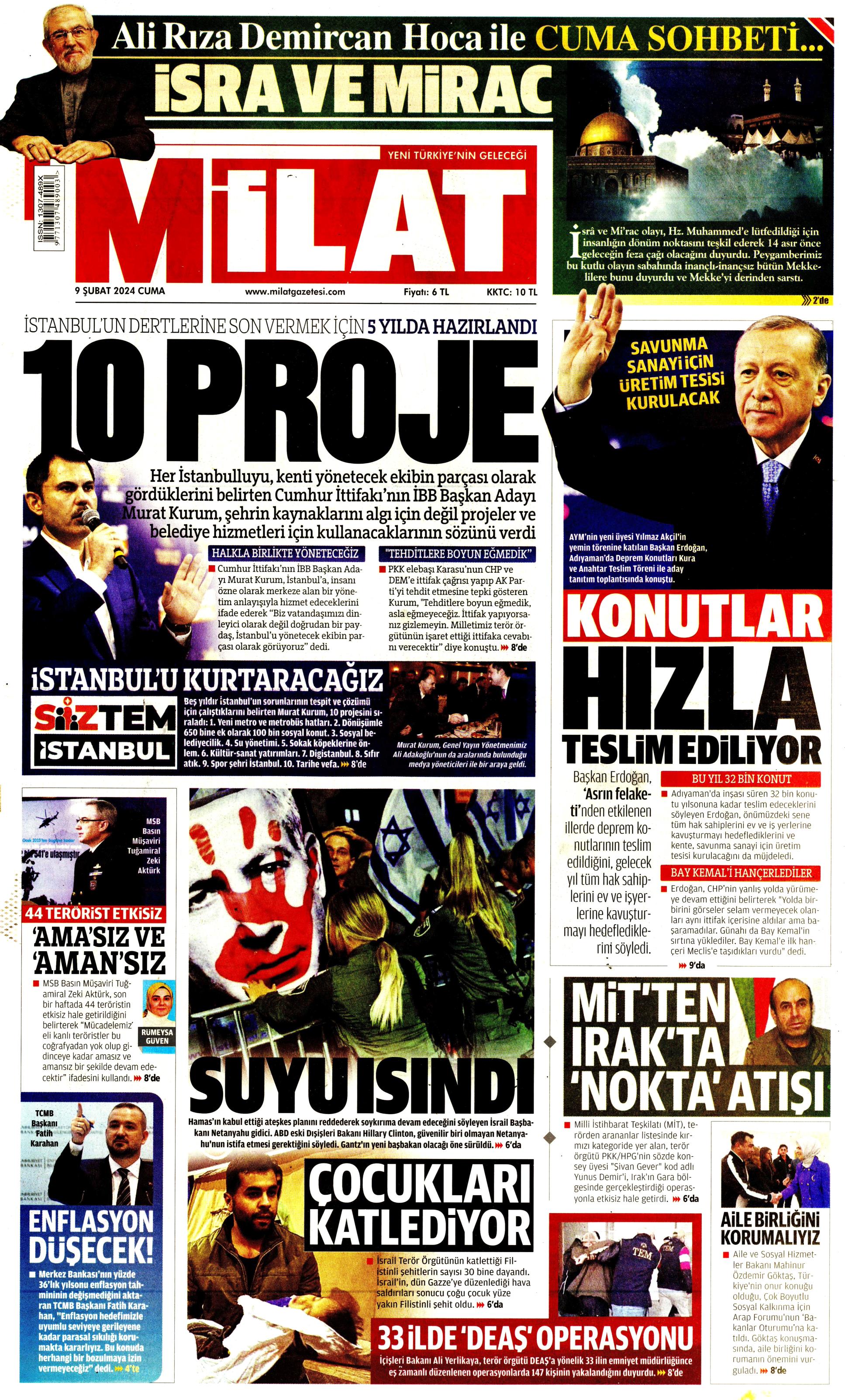 Milat Gazetesi Ubat Cuma G N Man Eti